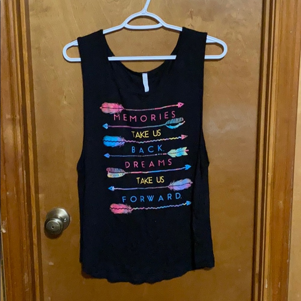 Memories Quote Muscle Top